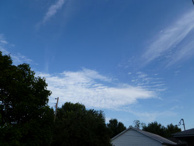 Looking south from my patio.