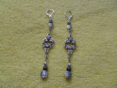 Silver earrings