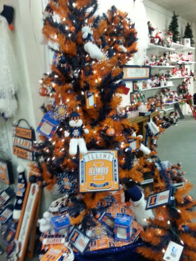 Illini Christmas tree