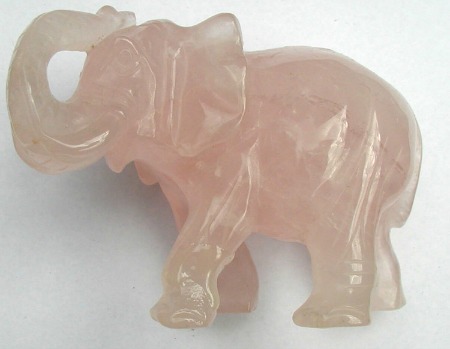 Rose Quartz elephant